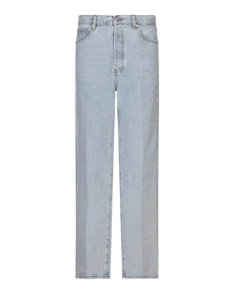 Frame Denim Straight Leg Jeans - Blau Blau