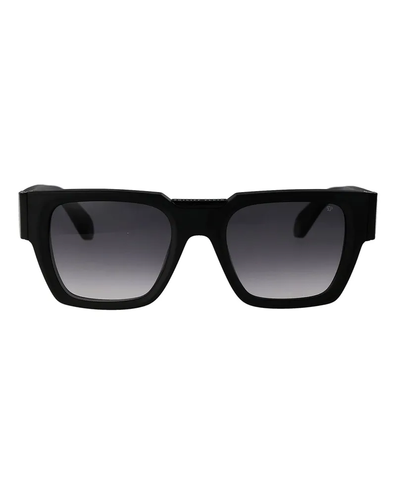 Philipp Plein Sonnenbrille - Schwarz Schwarz