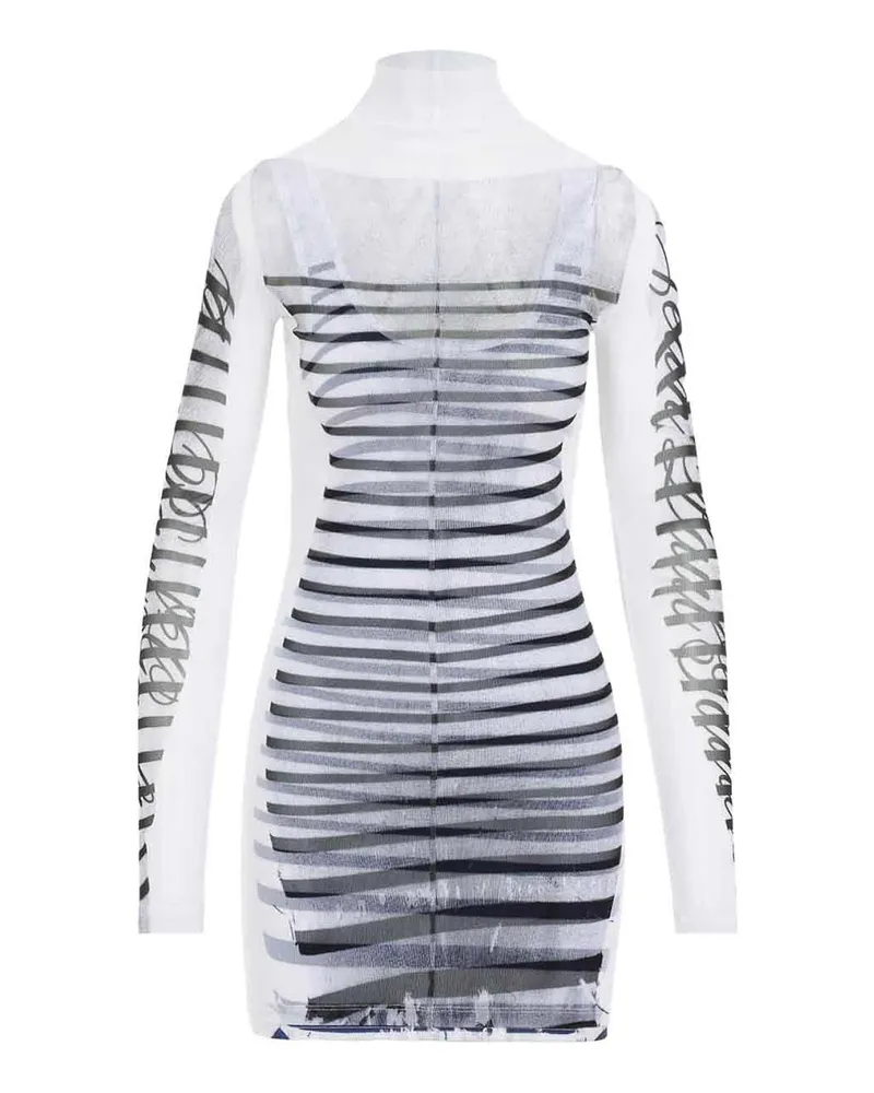 Jean Paul Gaultier Kurzes Kleid - Schwarz Weiß