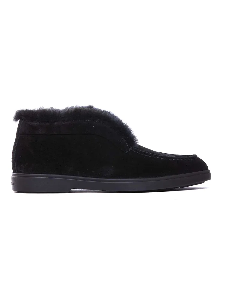 Santoni Stiefeletten - Schwarz Schwarz