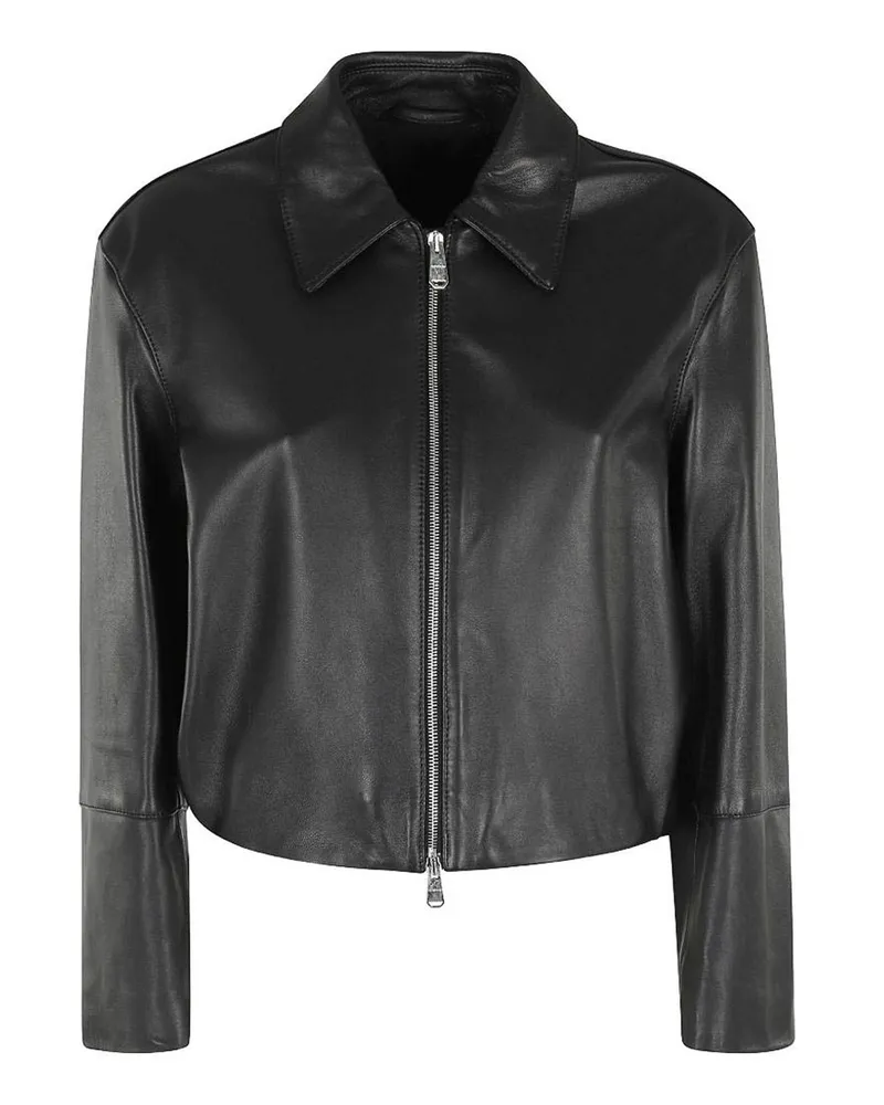 Dondup Lederjacke - Schwarz Schwarz