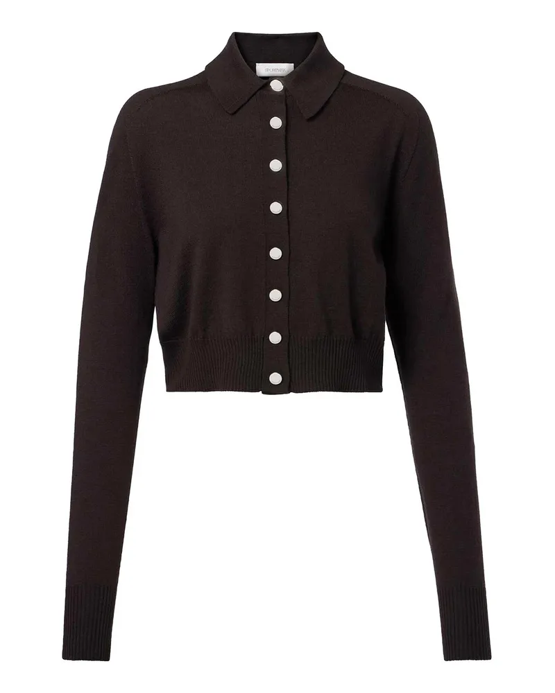 SPORTMAX Cardigan - Dunkelbraun Dunkelbraun