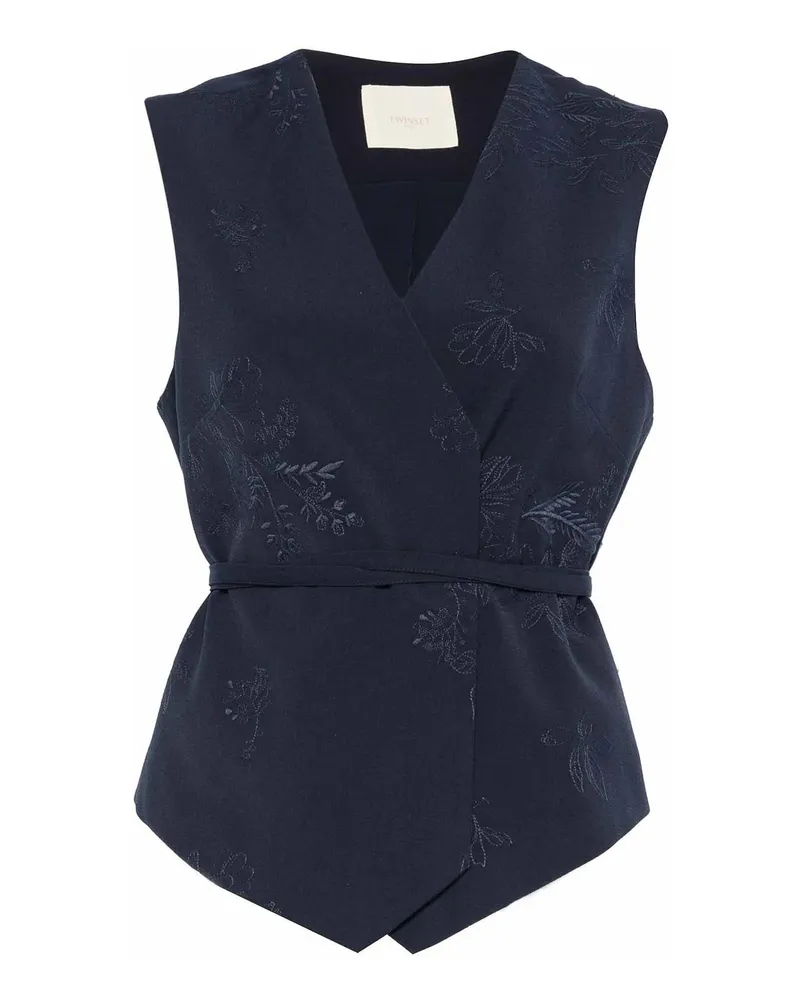 Twin-Set Weste - Blau Blau