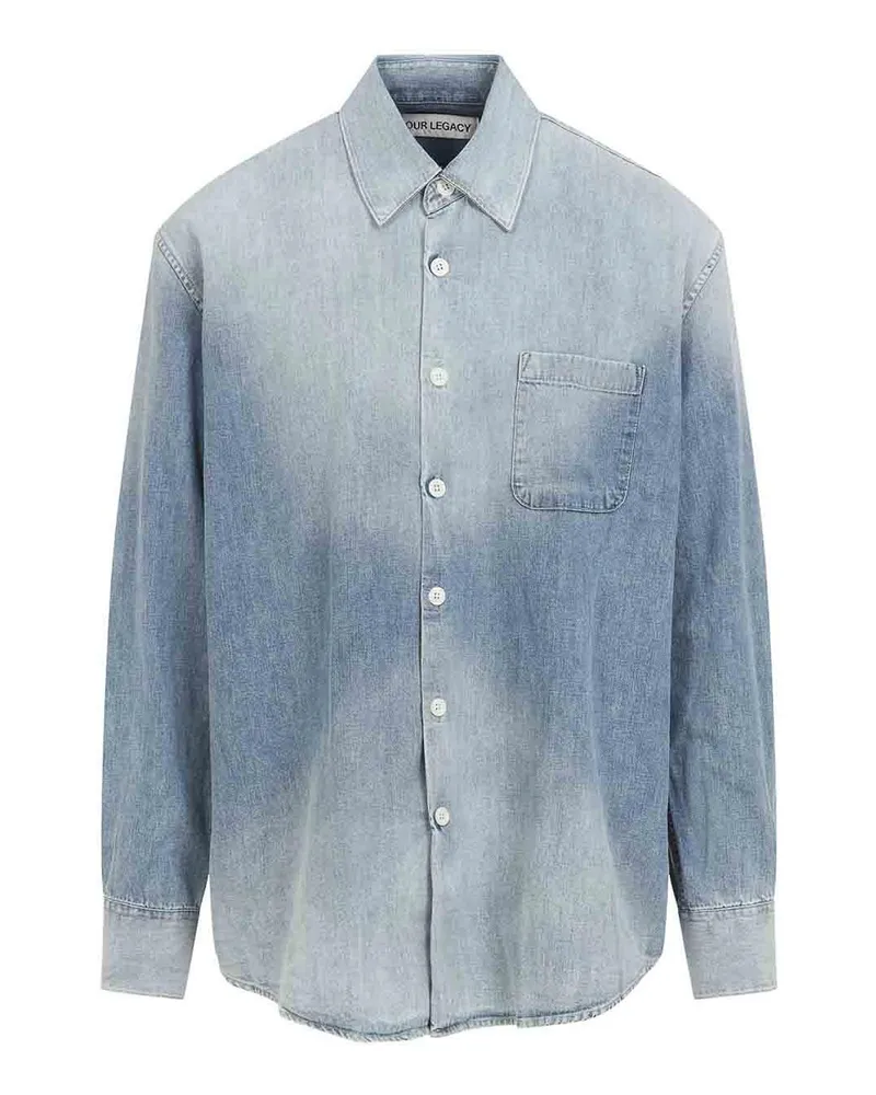 Our Legacy Hemd - Jeansblau Jeansblau