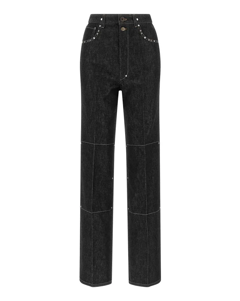 Christophe Lemaire Straight Leg Jeans - Schwarz Schwarz