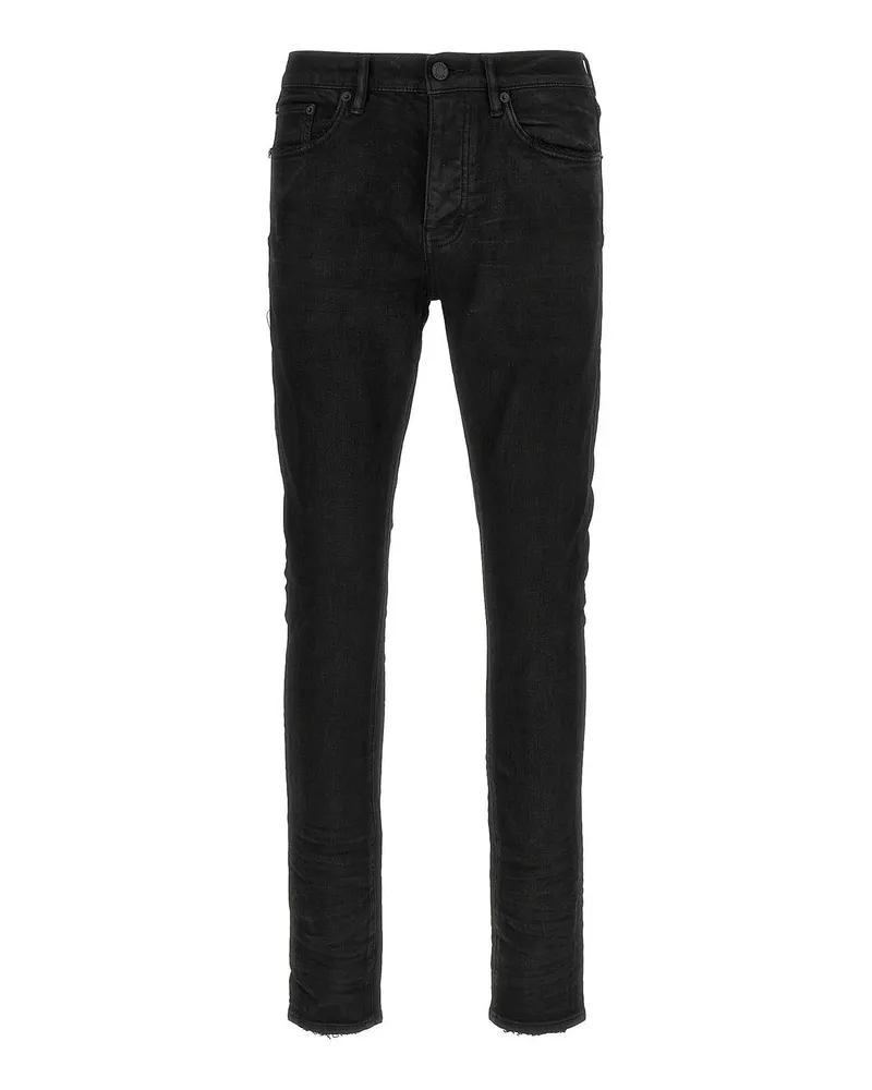 PURPLE BRAND Straight Leg Jeans - Schwarz Schwarz