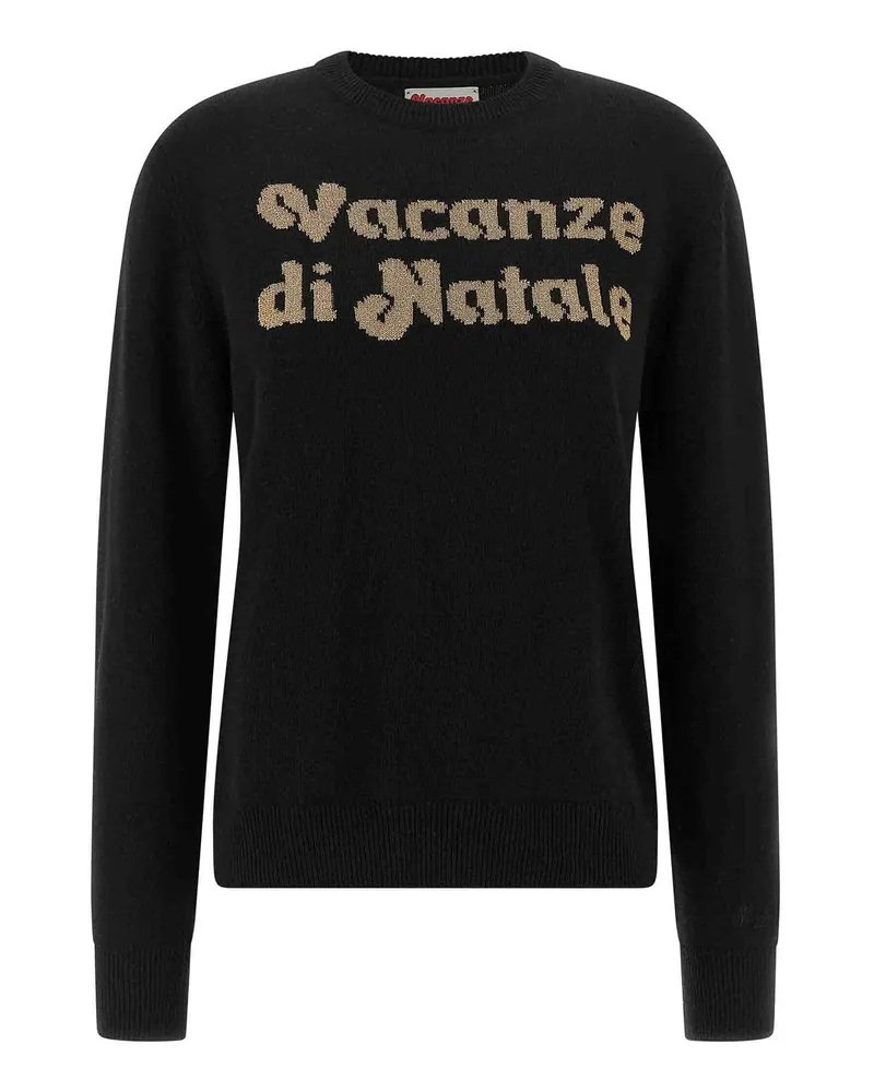 MC2 Saint Barth Rundhalspullover - Schwarz Schwarz