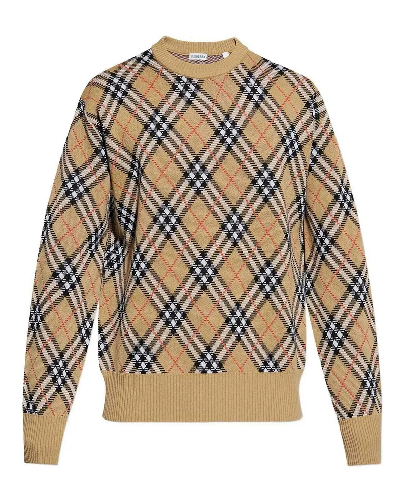 Burberry Rundhalspullover - Schwarz Schwarz