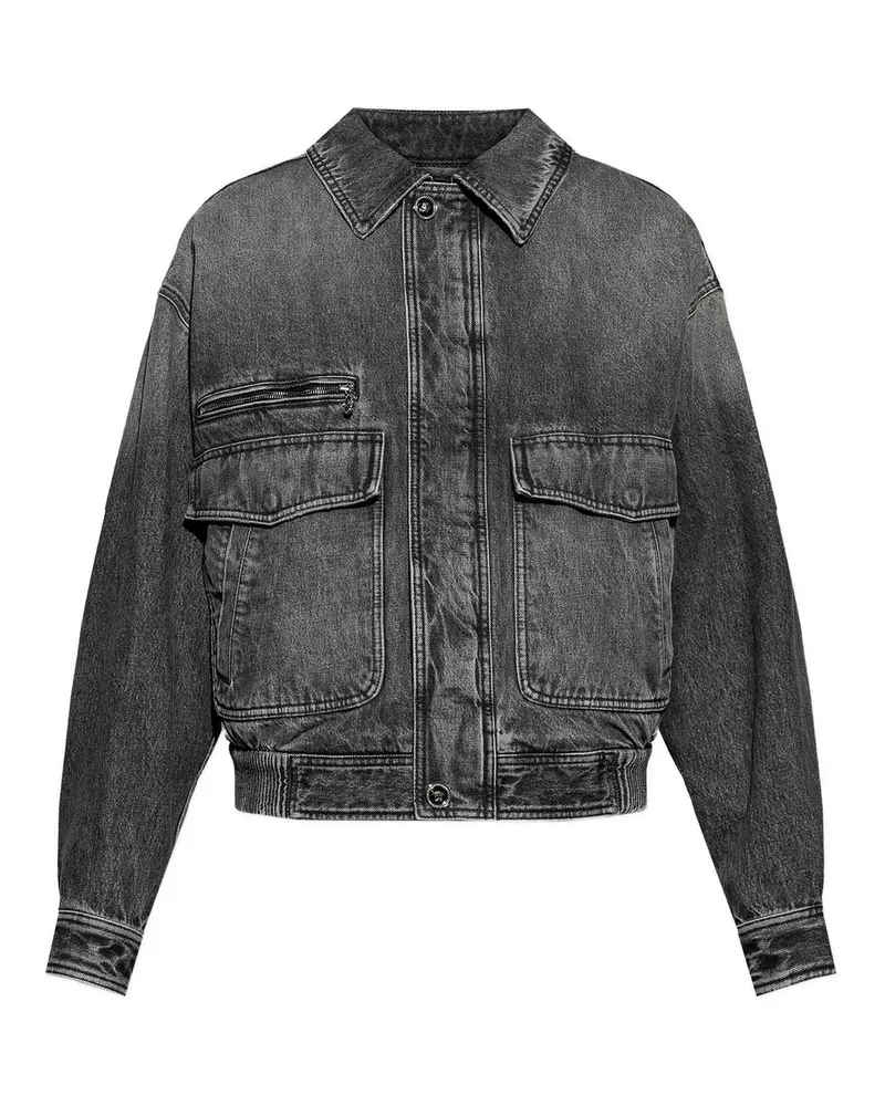 Versace Jeansjacke - Grau Grau