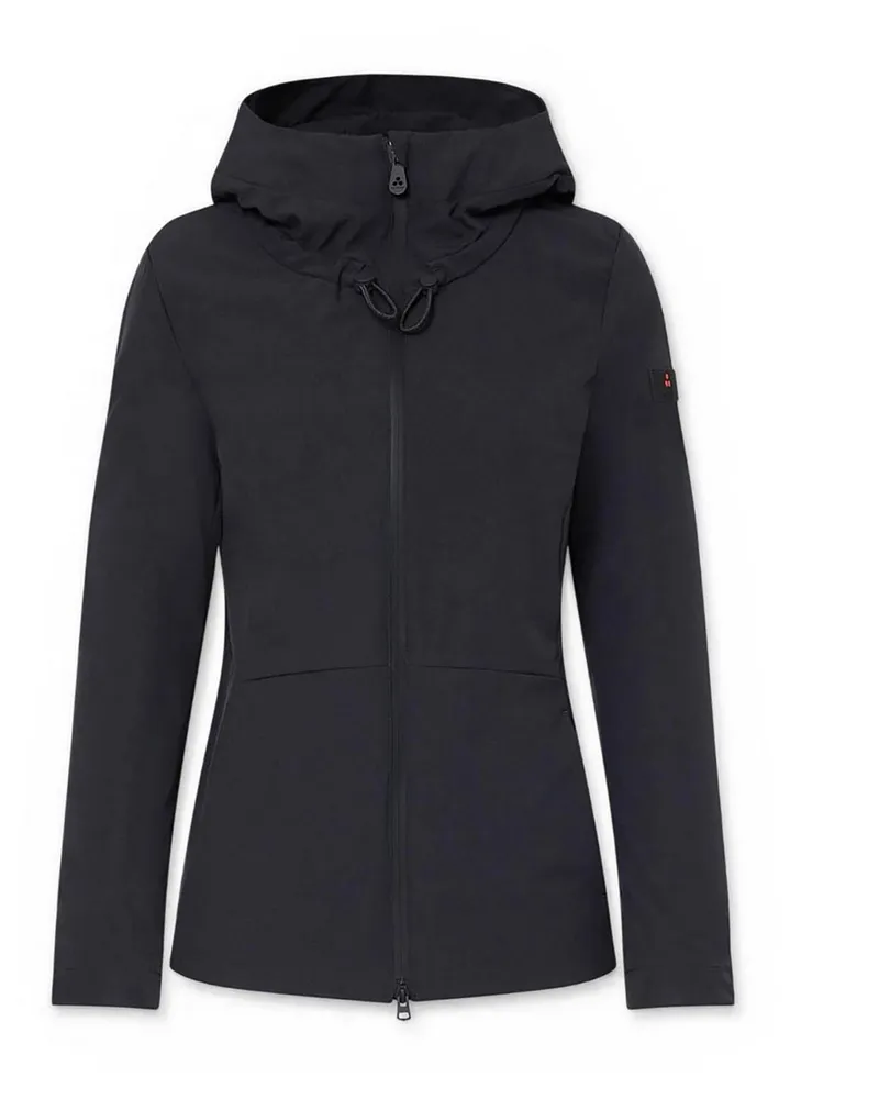 Peuterey Knielanger Mantel - Schwarz Schwarz