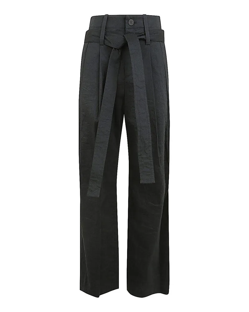 Issey Miyake Casual Hose - Schwarz Schwarz
