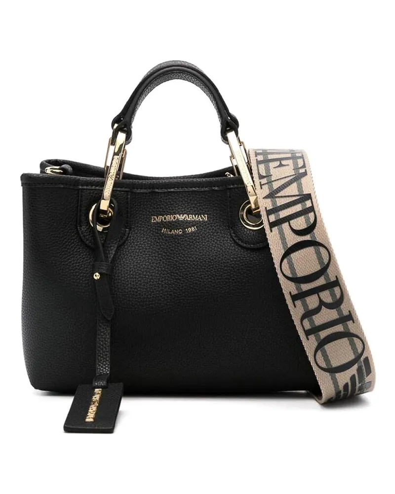 Emporio Armani Schultertasche - Schwarz Schwarz