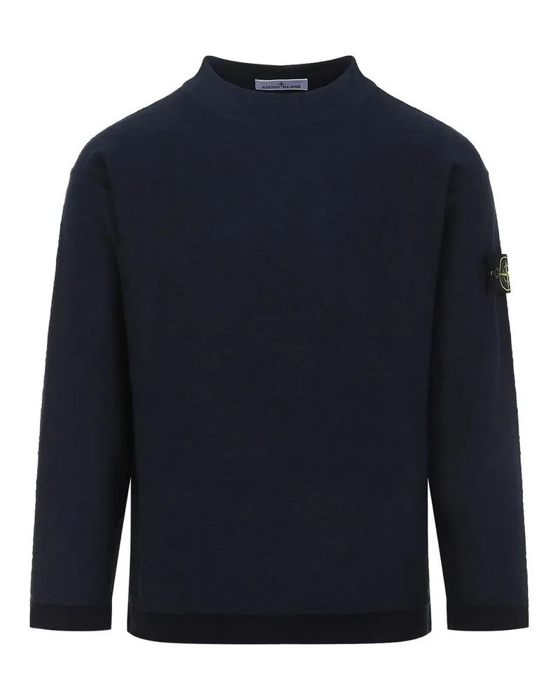 Stone Island Rundhalspullover - Dunkelblau Dunkelblau