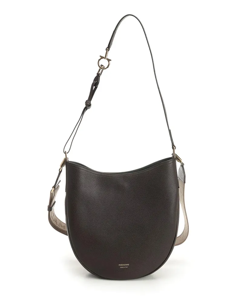 Ferragamo Schultertasche - Braun Braun