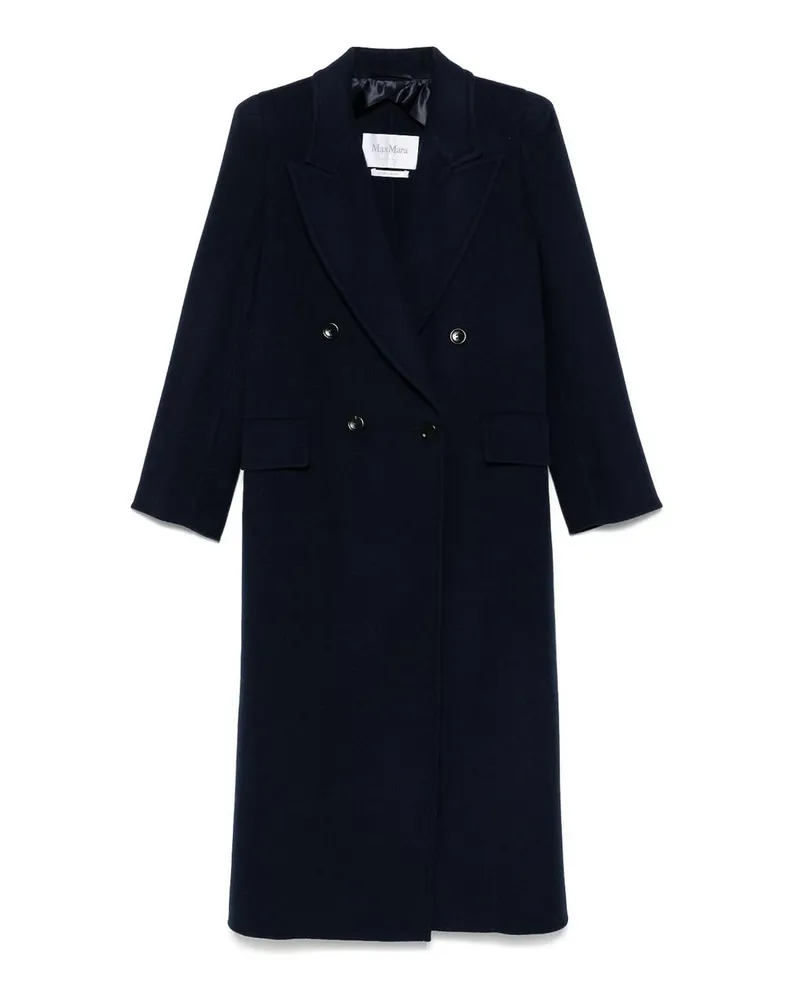 Max Mara Kurzer Mantel - Blau Blau
