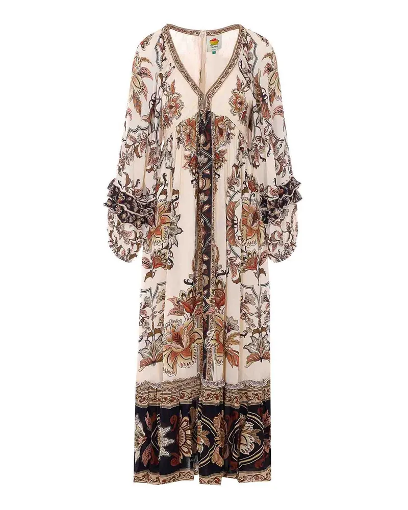 FARM Rio Maxikleid - Beige Beige