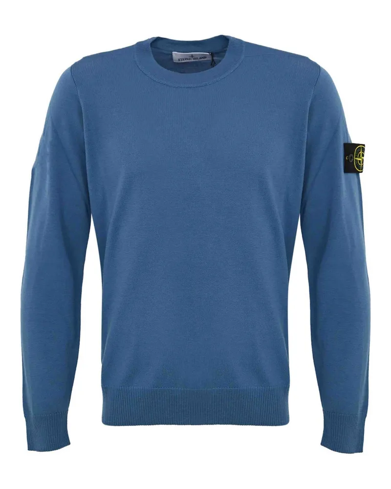 Stone Island Rundhalspullover - Dunkelblau Dunkelblau