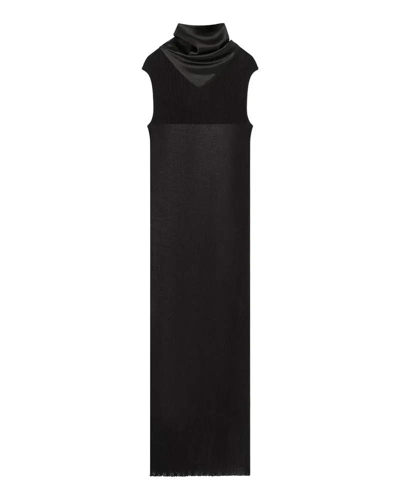 Lanvin Knielanges Kleid - Schwarz Schwarz