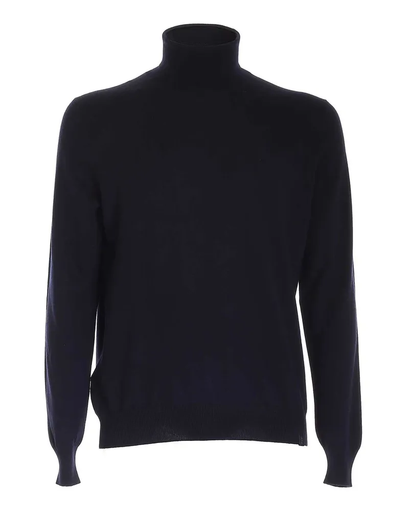 Fay Rollkragenpullover - Blau Blau