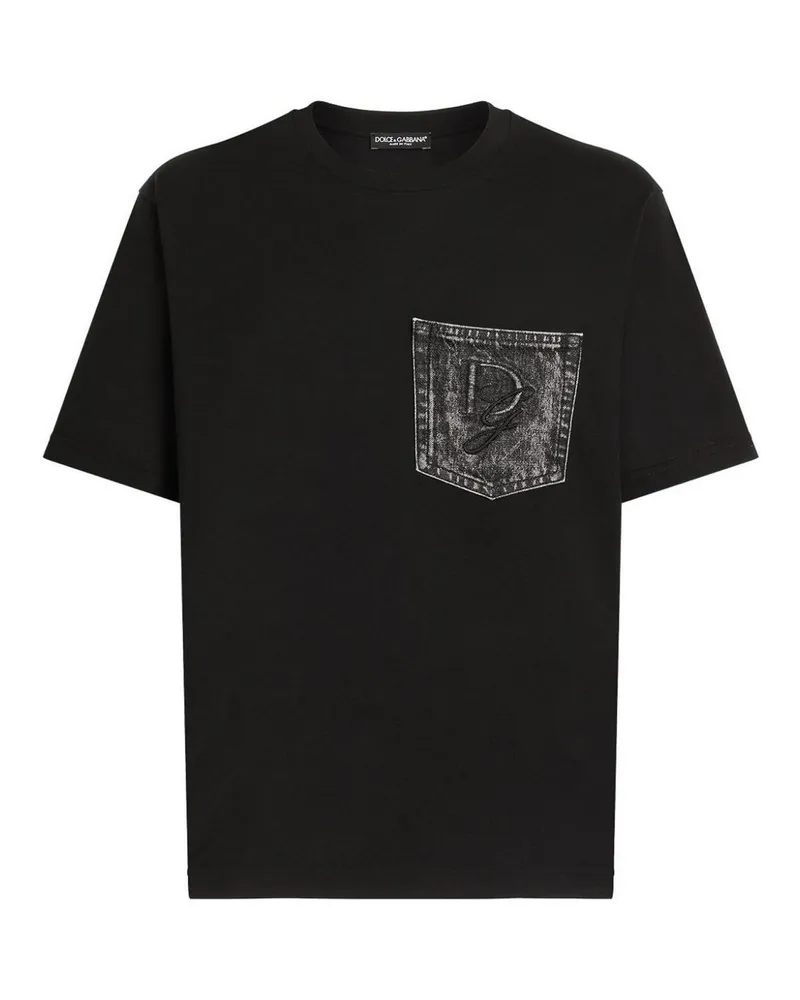 Dolce & Gabbana T-Shirt - Schwarz Schwarz