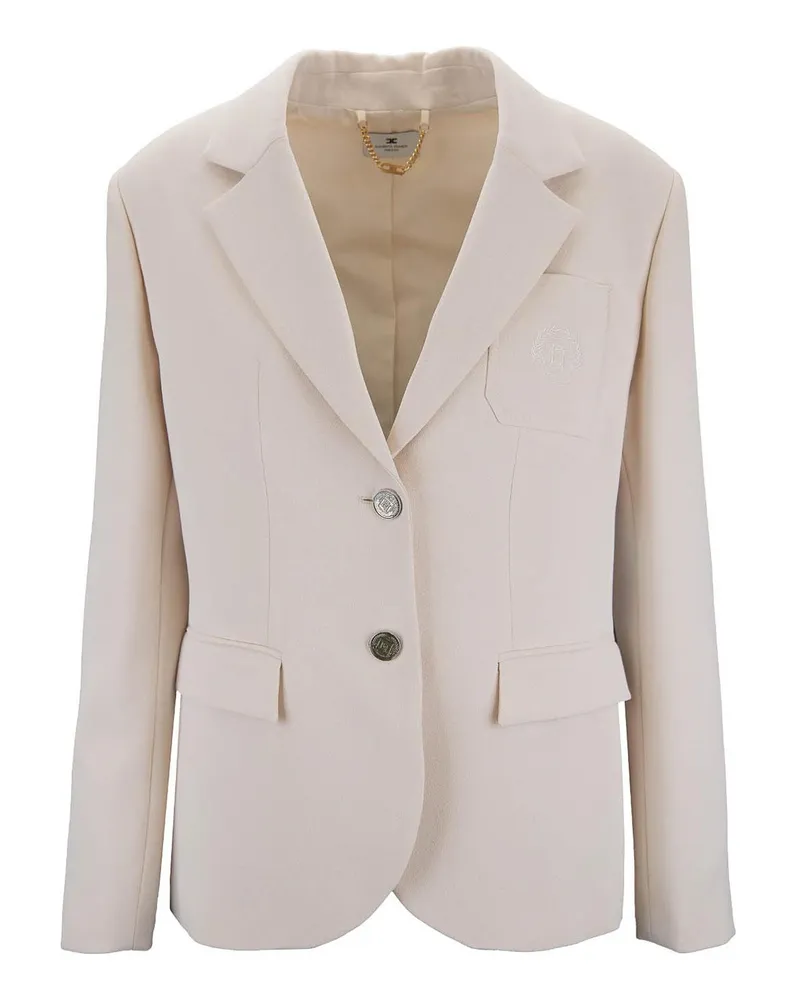 Elisabetta Franchi Blazer - Creme Creme