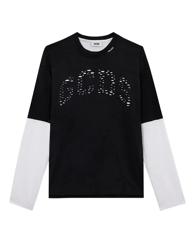 GCDS T-Shirt - Schwarz Schwarz