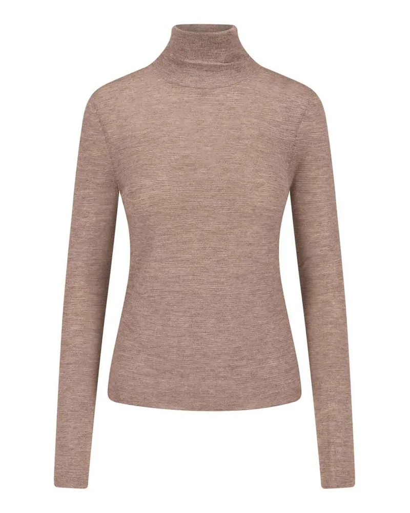 Lisa Yang Rundhalspullover - Braun Braun