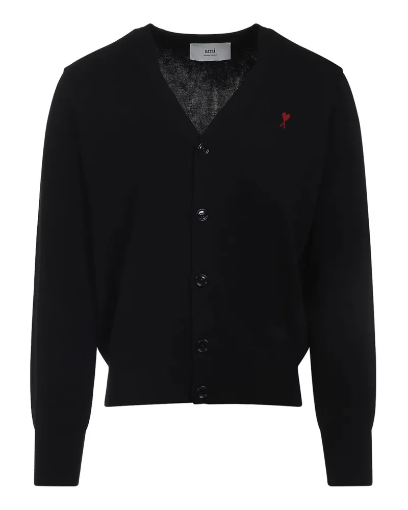 AMI Paris Cardigan - Schwarz Schwarz