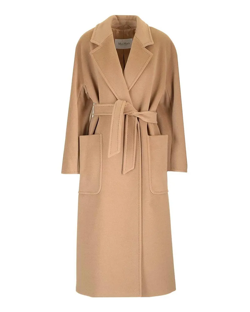 Max Mara Kurzer Mantel - Beige Beige