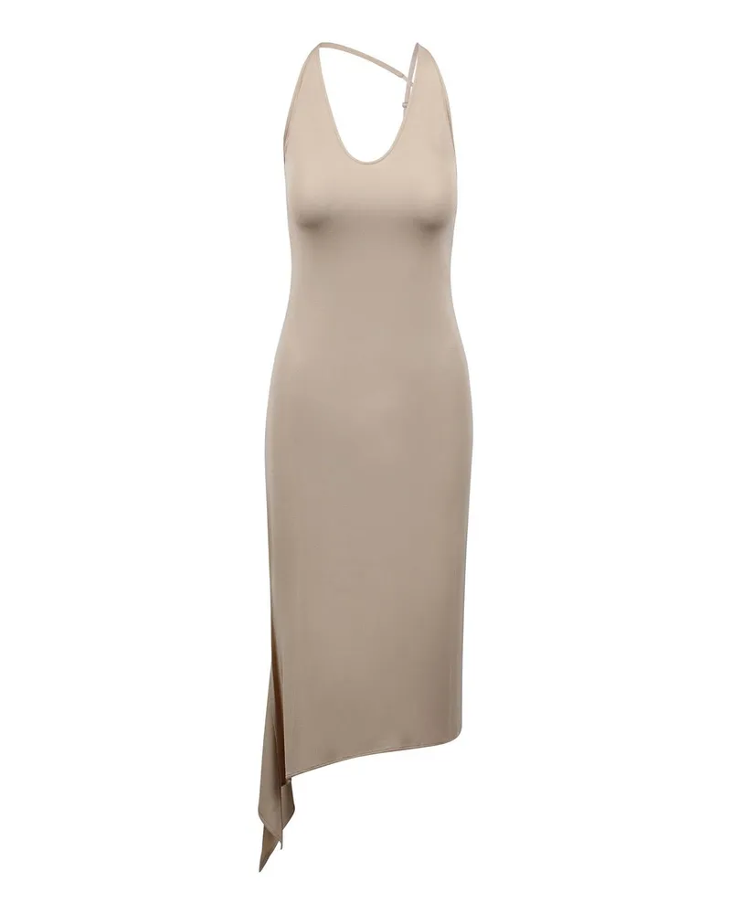 Courrèges Abendkleid - Beige Beige