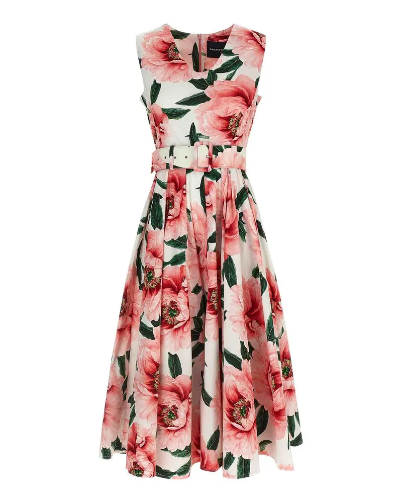 Samantha Sung Knielanges Kleid - Nude Nude