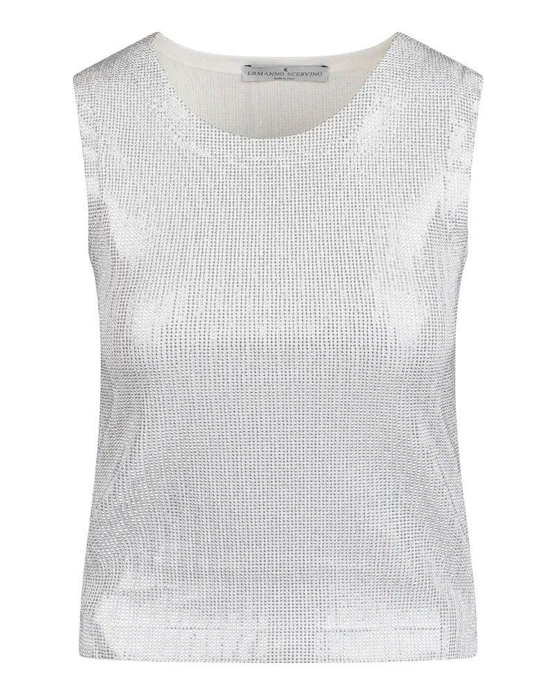 Ermanno Scervino Top - Silber Silber