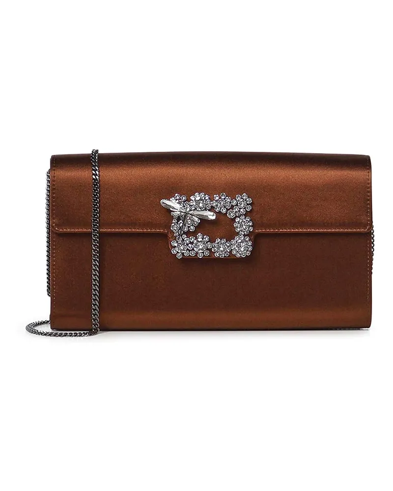 Roger Vivier Clutch - Braun Braun
