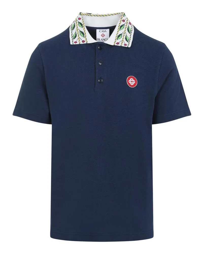 Casablanca Paris T-Shirt - Dunkelblau Dunkelblau