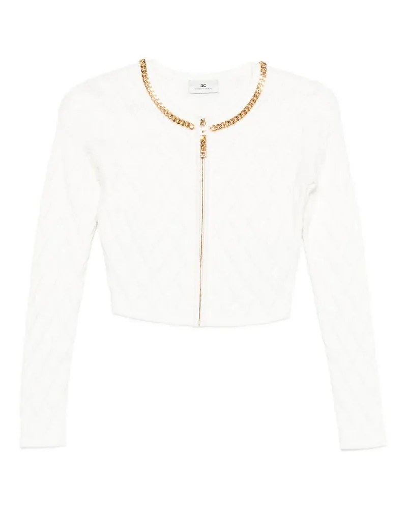 Elisabetta Franchi Cardigan - Weiß Weiß
