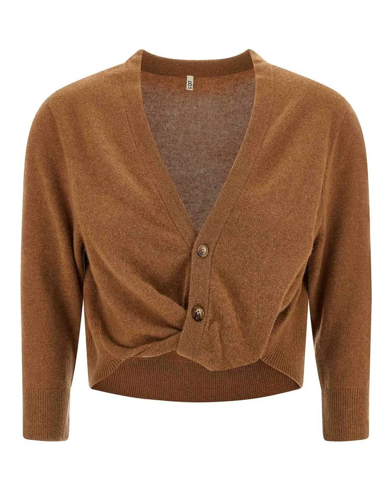 R13 Cardigan - Braun Braun