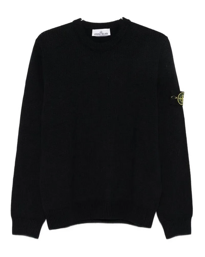 Stone Island Rundhalspullover - Dunkelblau Dunkelblau
