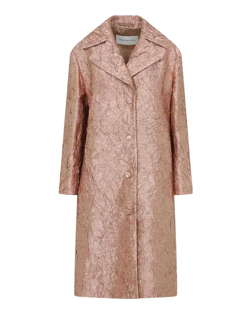 Dries van Noten Kurzer Mantel - Rosa Rosa