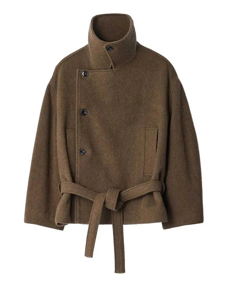 Christophe Lemaire Kurzer Mantel - Grün Grün