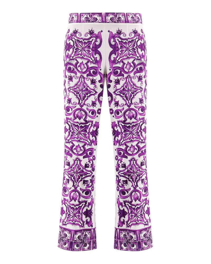Dolce & Gabbana Casual Hose - Lila Lila