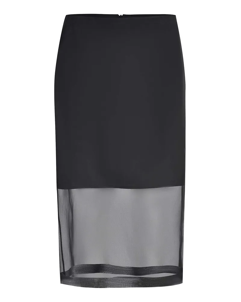 Federica Tosi Knielanges Kleid - Schwarz Schwarz