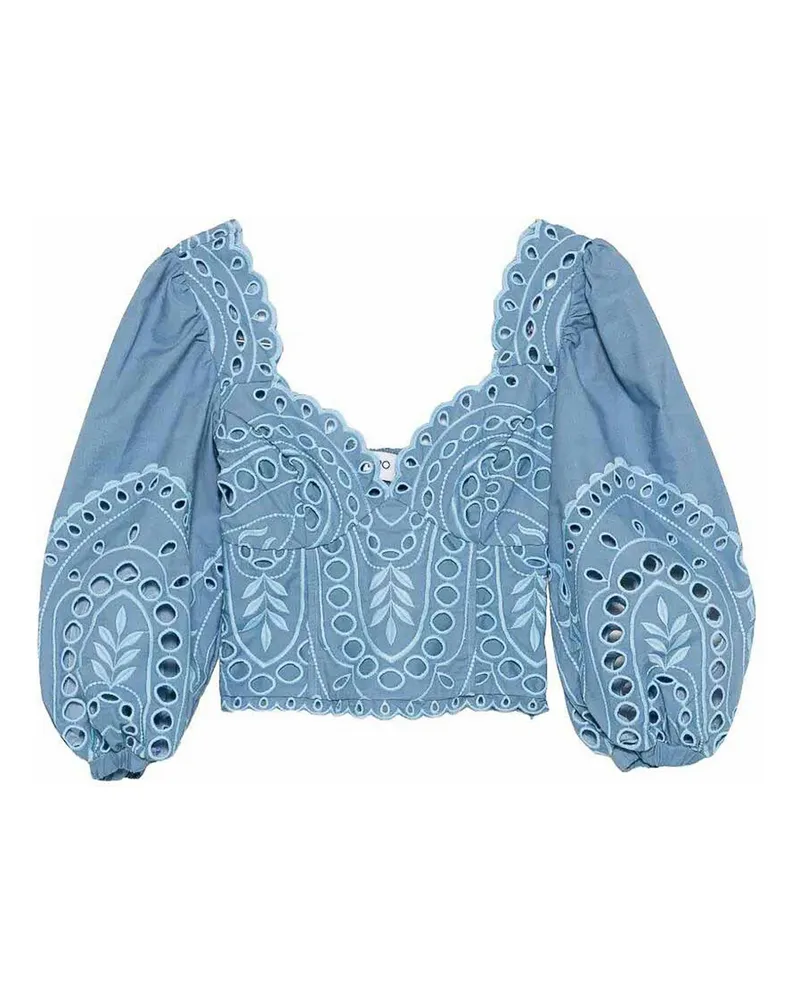Charo Ruiz Top - Blau Blau