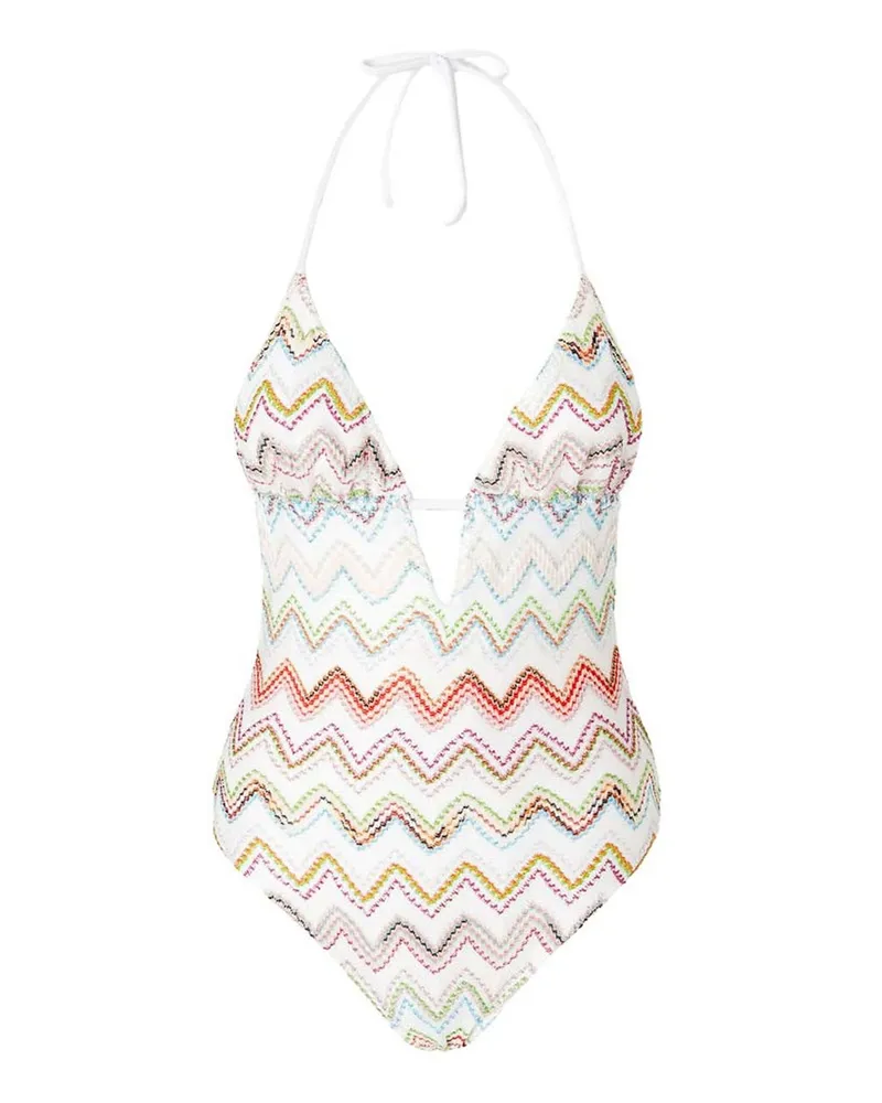 Missoni Badeanzug - Weiß Weiß