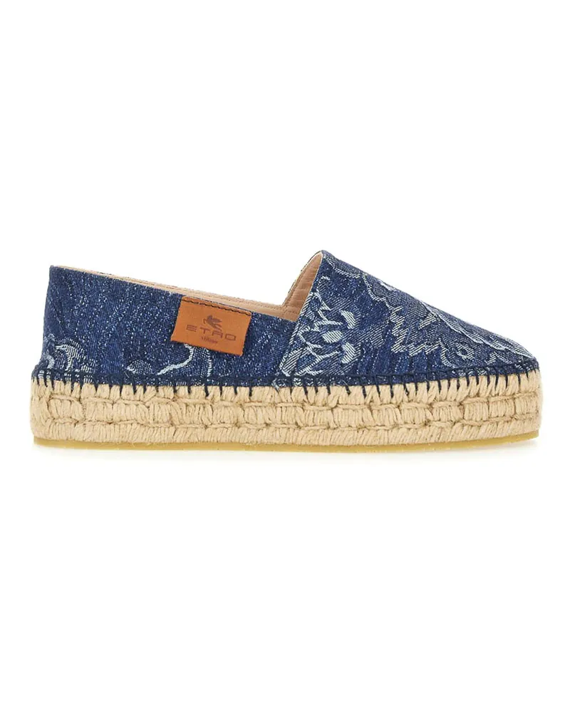 Etro Espadrilles - Dunkles Jeansblau Dunkles