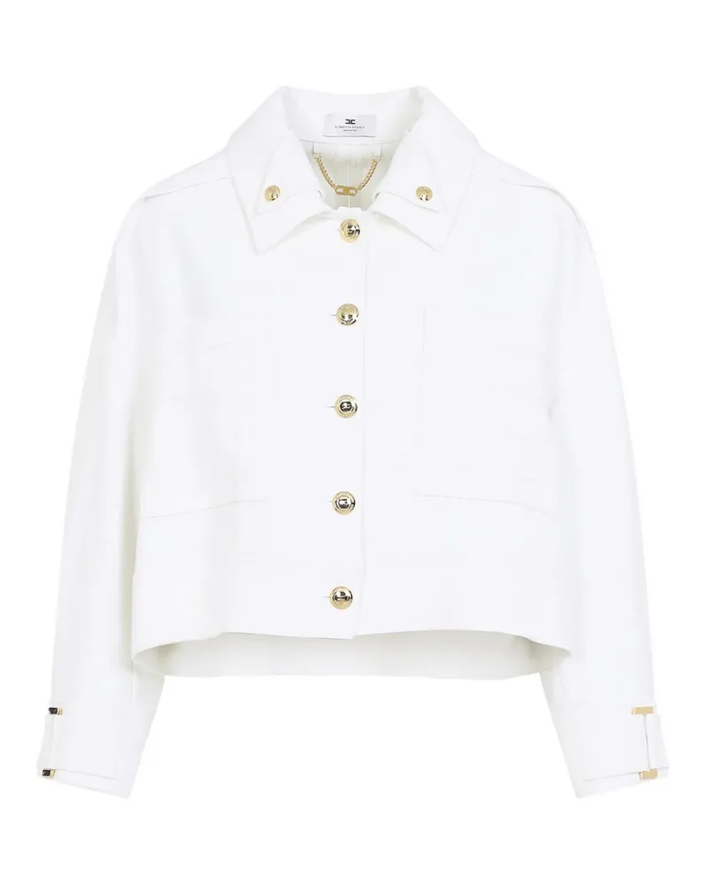 Elisabetta Franchi Casualjacke - Creme Creme