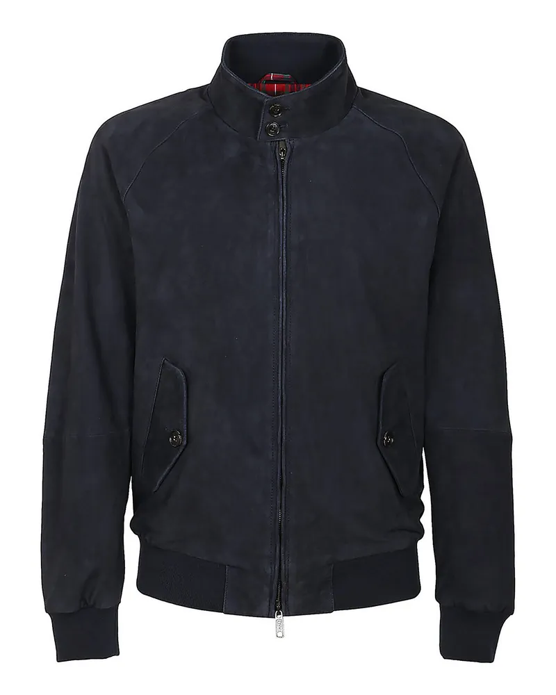 Baracuta Lederjacke - Blau Blau