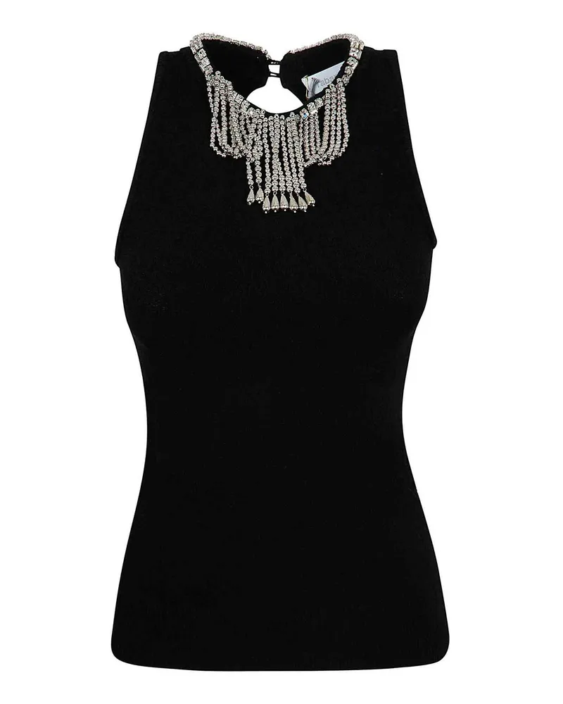 Paco Rabanne Top - Schwarz Schwarz