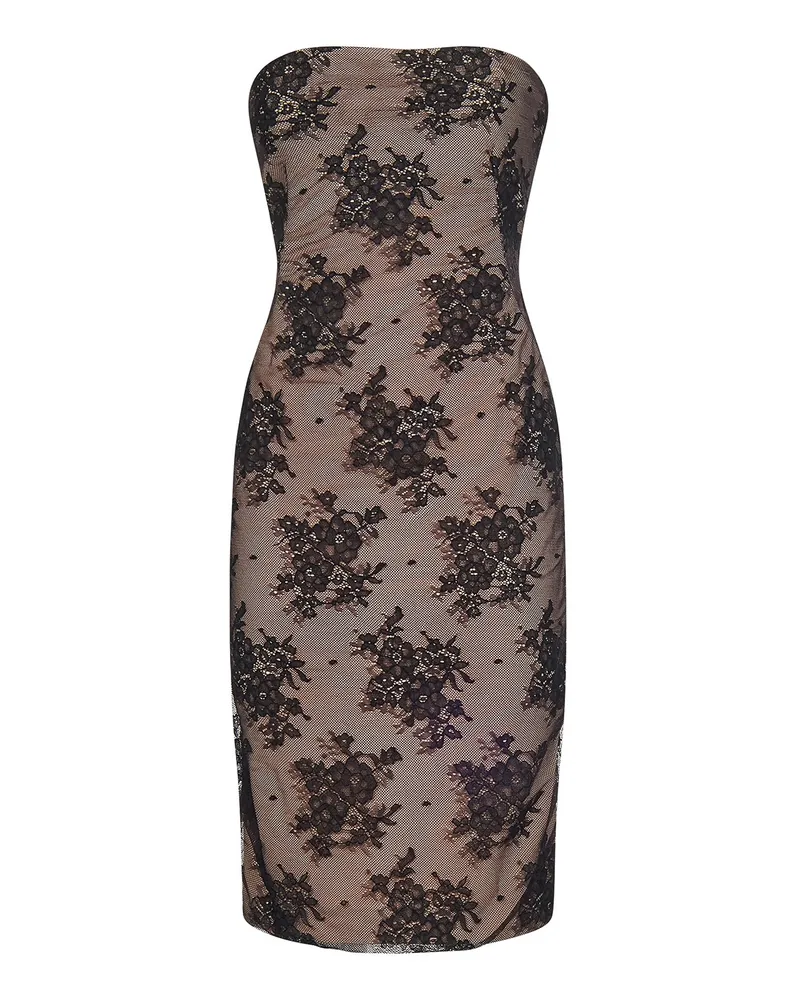 N° 21 Kurzes Kleid - Schwarz Schwarz