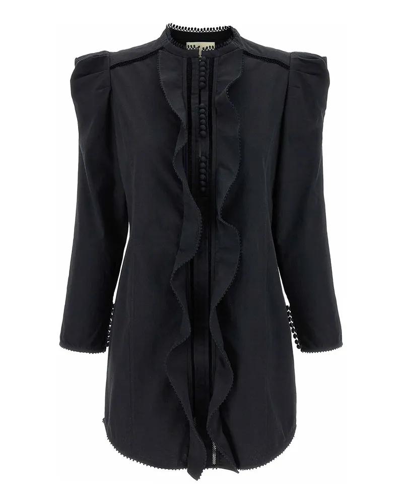 Isabel Marant Knielanges Kleid - Schwarz Schwarz