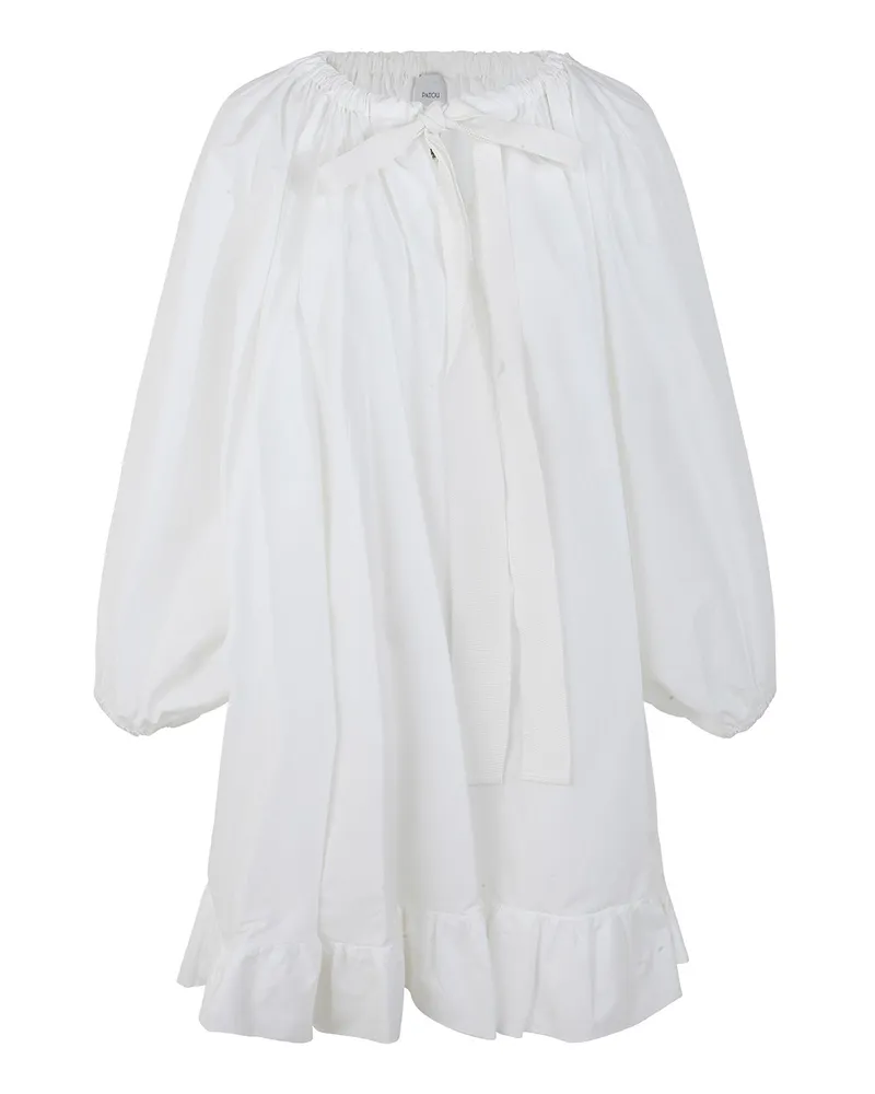 Patou Kurzes Kleid - Weiß Weiß